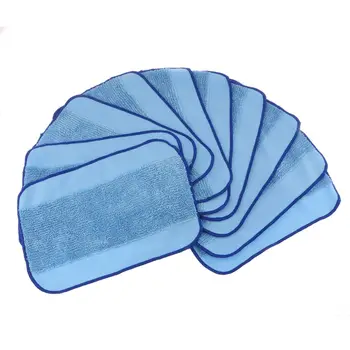 

10 pcs Microfiber Mop Pad high quality Vacuums Wet Mopping Cloth Rag for Robot Floor Sweeper 308t/380/321/320/4200/5200C/5200