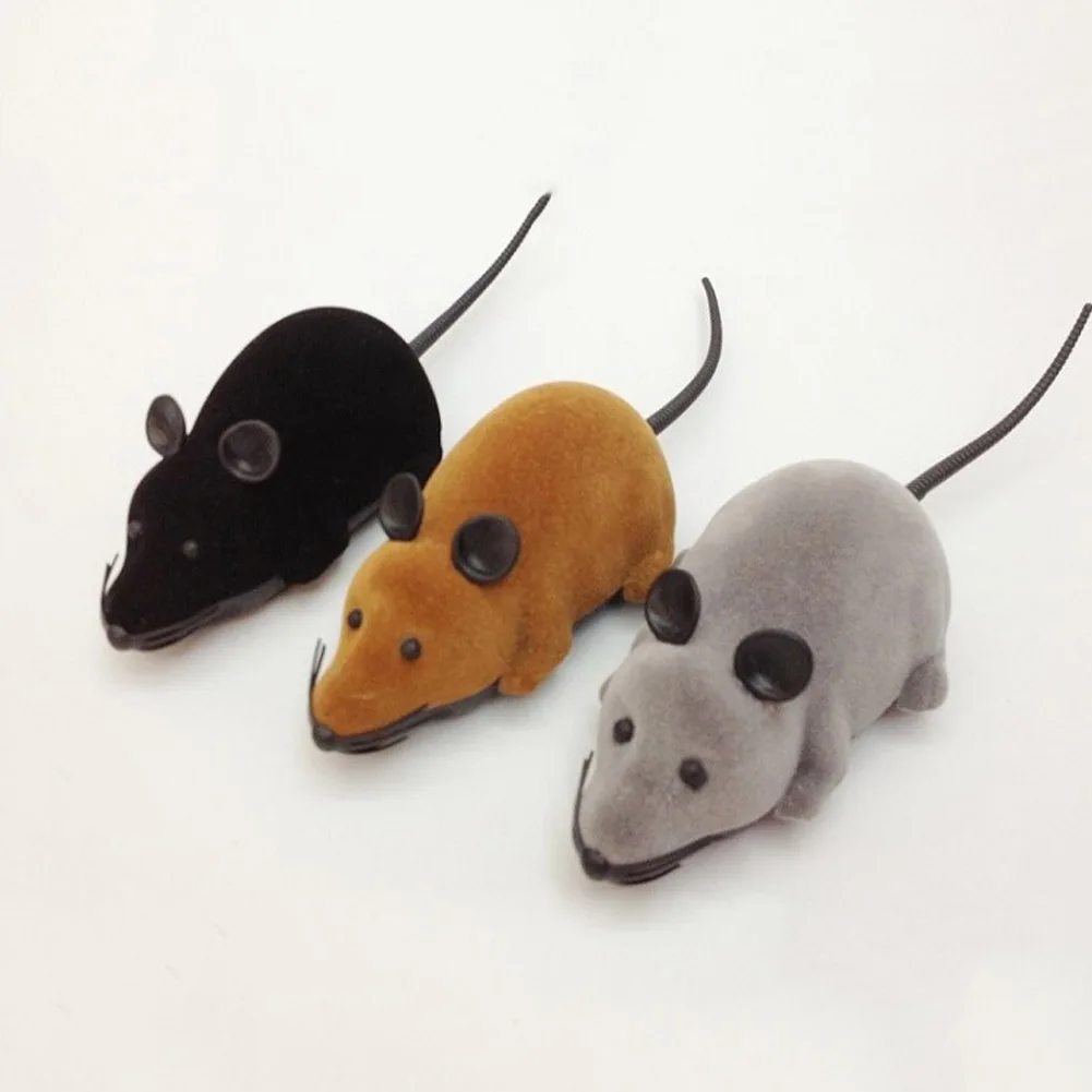 Wireless Mock Prank Scary Fake Rat RC Mouse Party Toy Simulation Bugs