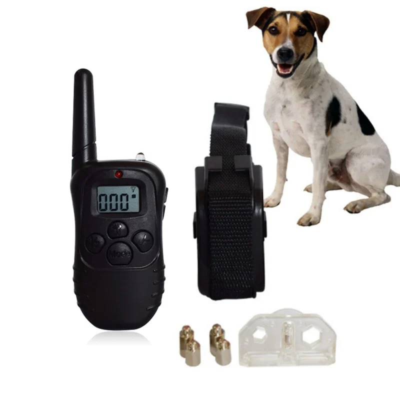 

Remote Control With 6V Battery Dog Vibration Shock Pet Bark Device Anti-dog Barked Fit All Size Dogs