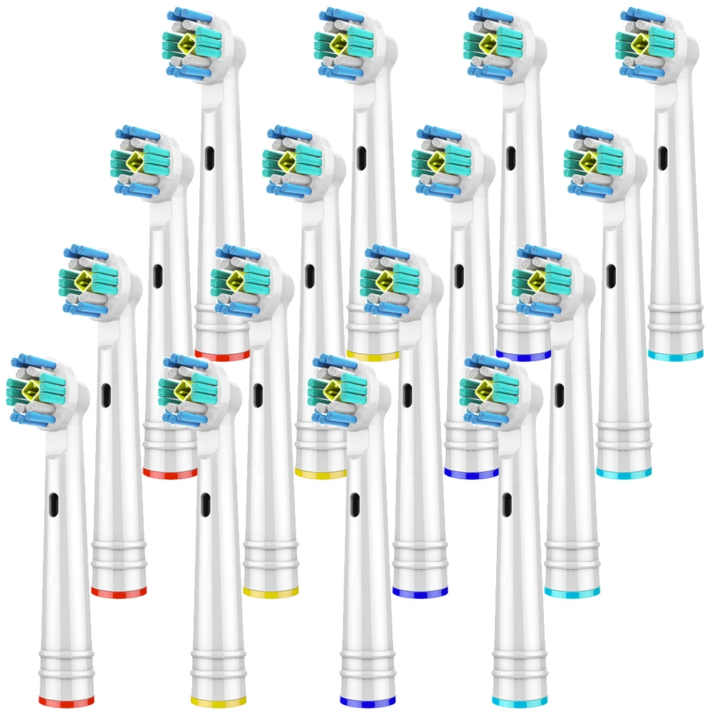 

16 PCS Replacement Electric Toothbrush Heads for Oral-B 3D Toothbrush Heads Compatible with Oral-B Electric Toothbrush