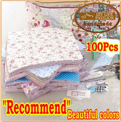 

Versatile color 100pcs 20cm*25cm Remnant cloth fabric cotton fabric charm packs patchwork fabric quilting tilda creative design