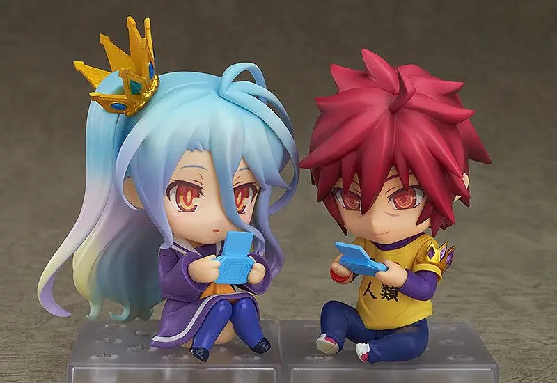 Аниме No Game No Life Nendoroid Sora 652& Shiro 653 ПВХ фигурка Коллекционная модель игрушки 10 см