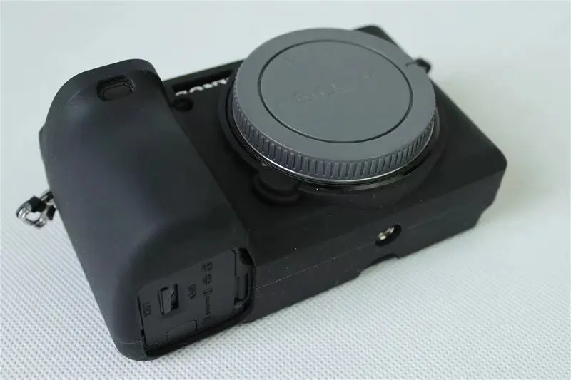 Noir Mugast Housse en Silicone Souple pour Appareil Photo Sony A6000 pour prot/éger lappareil Photo