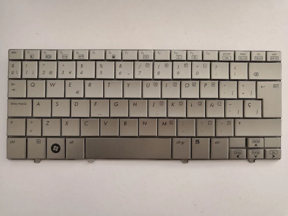 Replacement SP Spain Keyboard For HP Mini 2133 2140 MP-07C96E06930 468509-071 Spanish Silver | Компьютеры и офис