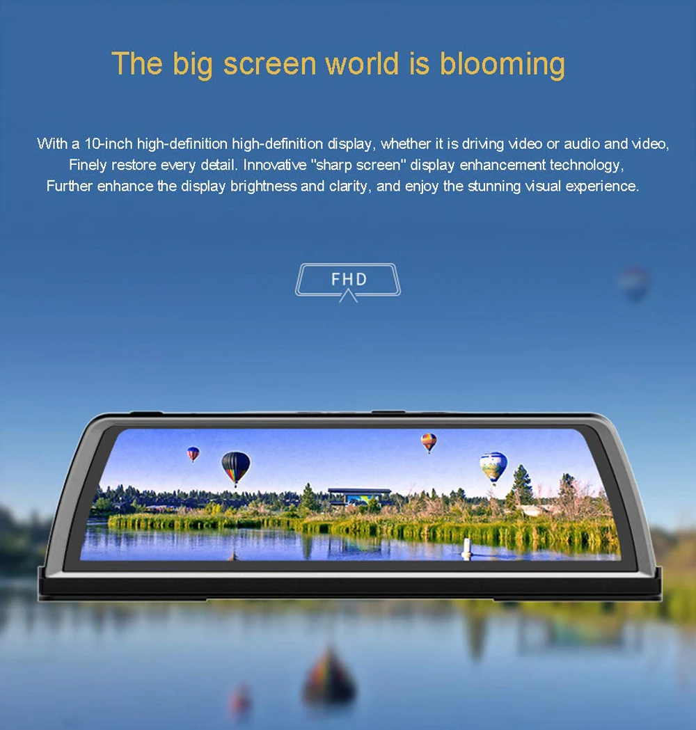 Zuczug 360 градусов панорамная Приборная панель автомобиля dvr видеорегистратор 4CH камера рекордер 1" сенсорный Android зеркало заднего вида gps Navi ADAS wifi