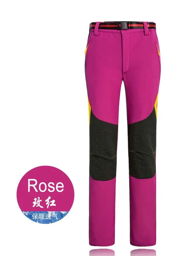 

High quality brand mountaineering recreational camping soft shell Fleece Trousers Trousers free shipping