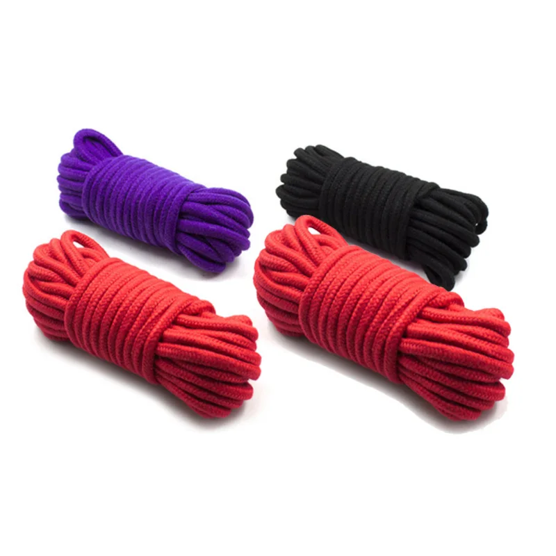 10M Thicken Slave SM Game Products Sex Cotton Bondage Restraint Rope