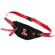 Черная сумка на пояс для бега, женская сумка на пояс, Женская мода, мини сумка для живота, кошелек для телефона, рюкзак на одно плечо, 50Z122