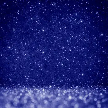 

Sparkly Glitter Blue Bokeh Background Vinyl cloth High quality Computer print wall photo backdrop