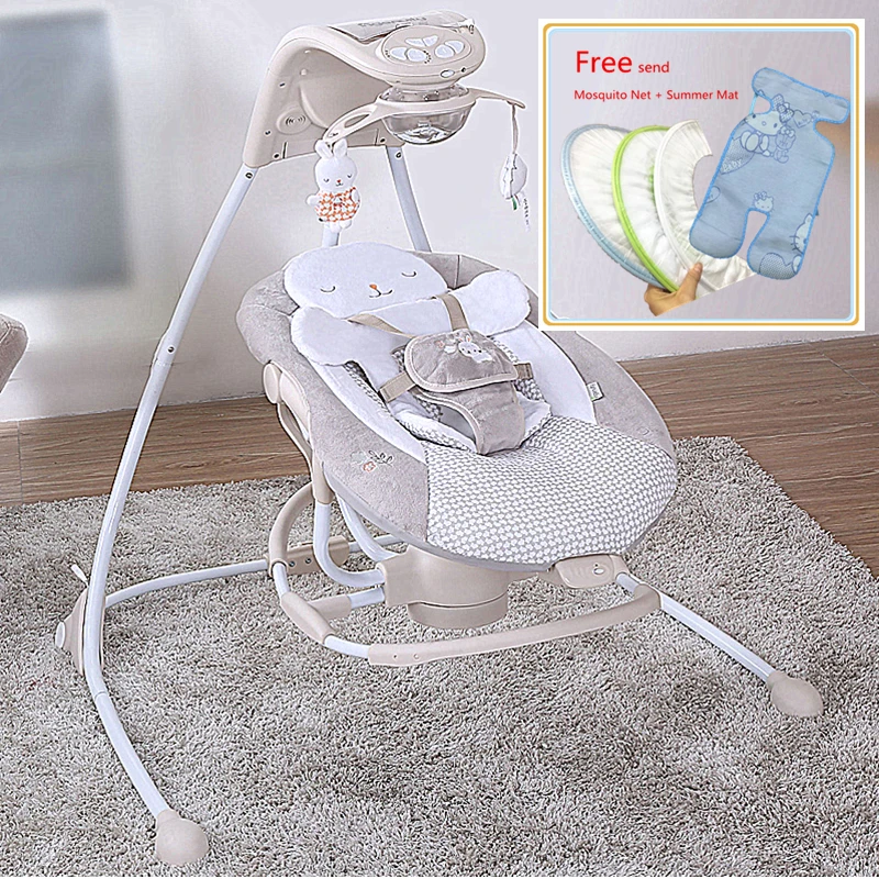 columpio bebe con musica