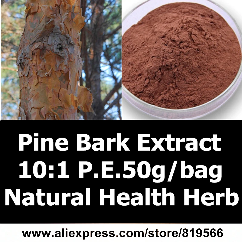 

Natural OPC Pine Bark Extract Powder 50g Health Care Herbal Dietary Supplements Proanthocyanidins Pine Bark 10:1 P.E.