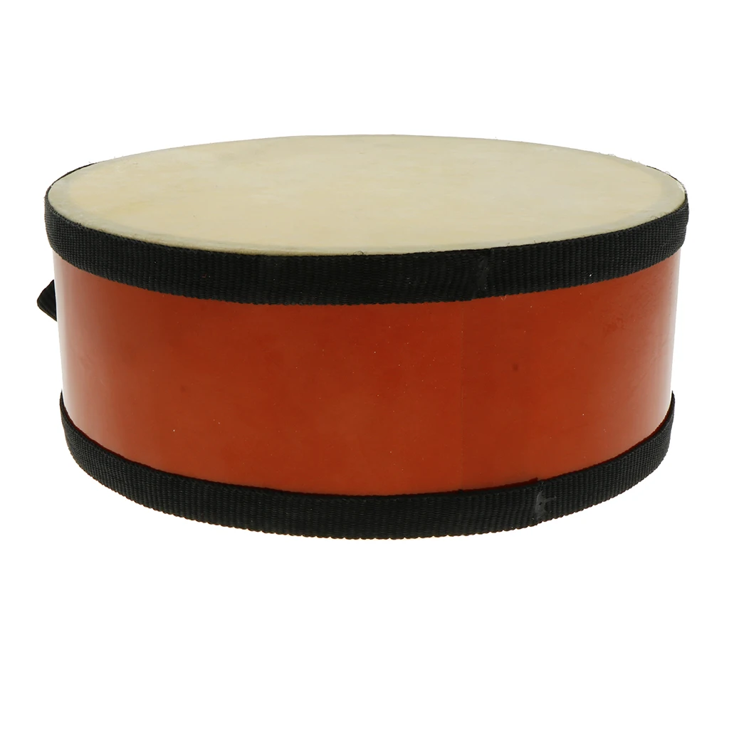 Tooyful Exquisite Wood Indian Hand Drum Double Side with Mallet Beater for Children Musical Toy Gift