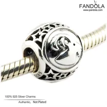 925 пробы серебро Козерога звезда знак Шарм бусины подходят браслет Argent DIY ювелирных изделий Аксессуары