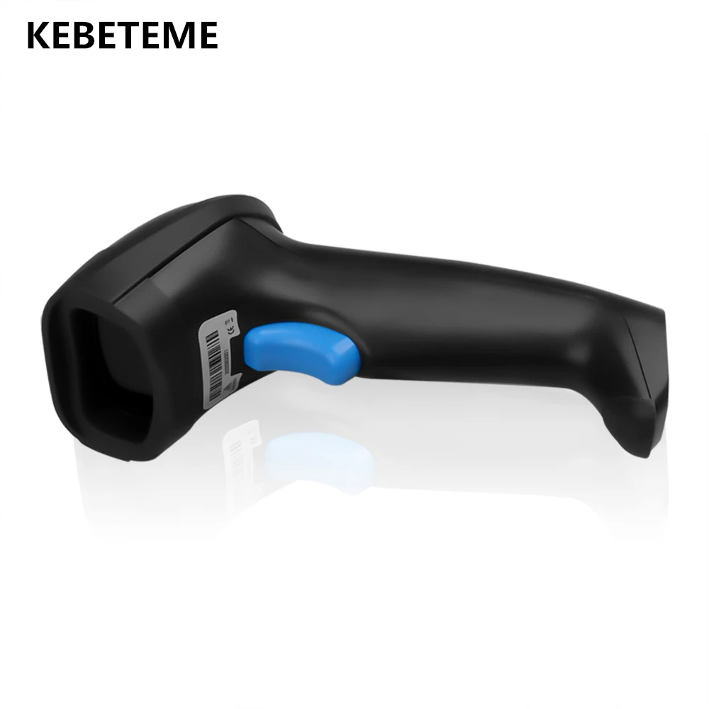 

KEBETEME USB Wired Handheld Laser Light Scanner For Supermarket Store IOS Android For IPAD POS System Portable Barcode Scanner