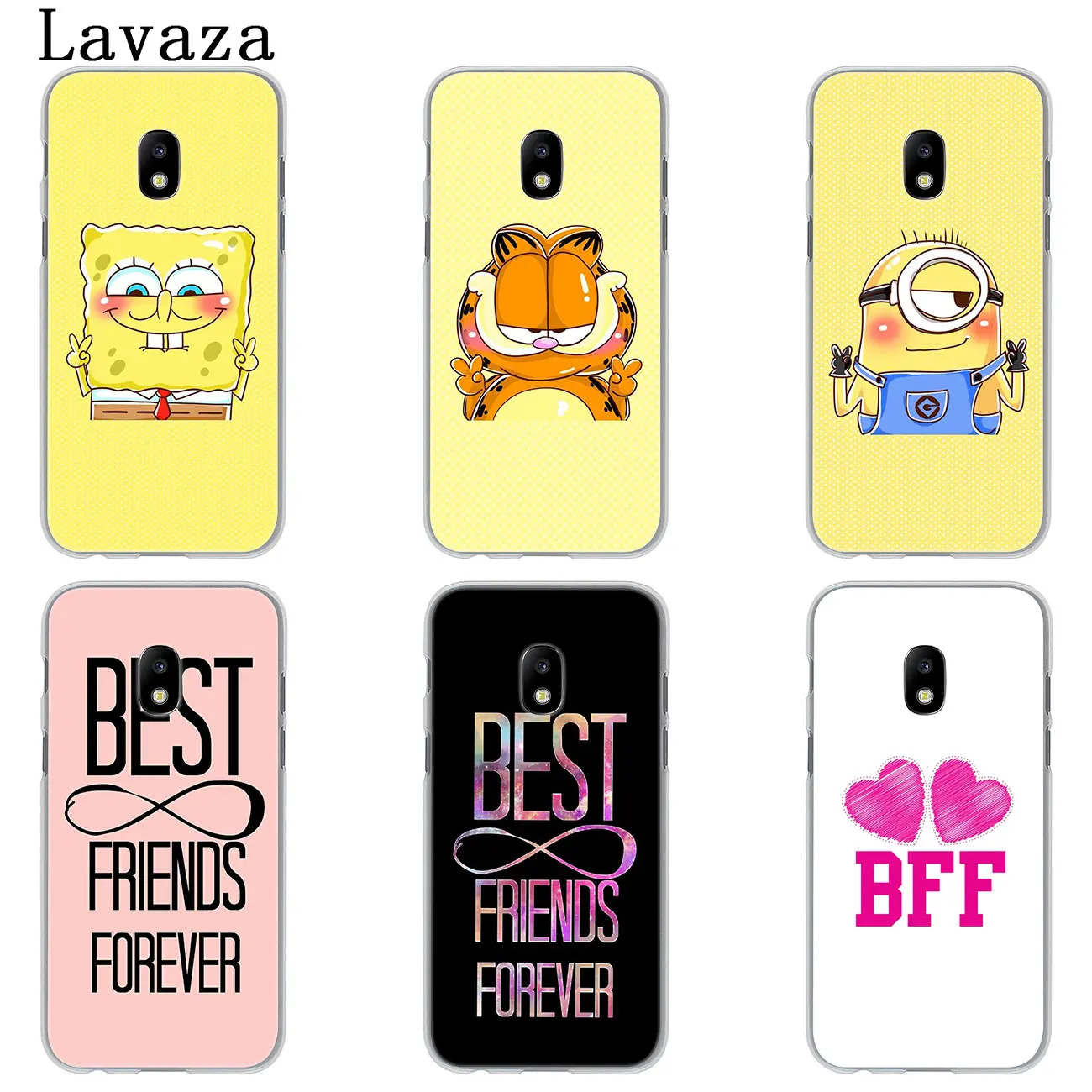 Твердый чехол для телефона Lavaza Best Friends Girl Samsung Galaxy J8 J7 Duo J6 J5 J4 Plus 2018 2017 2016 2015 J2 J3 Prime EU