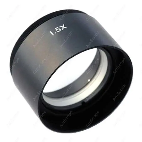 

Barlow Lens -AmScope Supplies 1.5X Barlow Lens For ZM Series Stereo Microscopes (48mm)