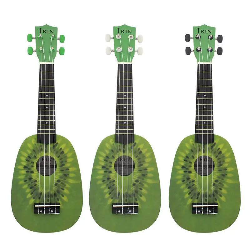

Ukulele 21 inch 12 Fret Uke 4 Nylon String Kiwifruit Pattern Wood Guitar