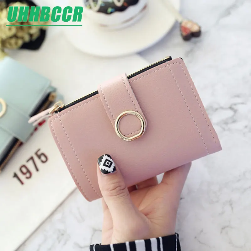 

Women Wallets Small Fashion Brand Leather Purse Women Ladies Card Bag For Women 2018 Clutch Women Female Purse Money Clip Wallet