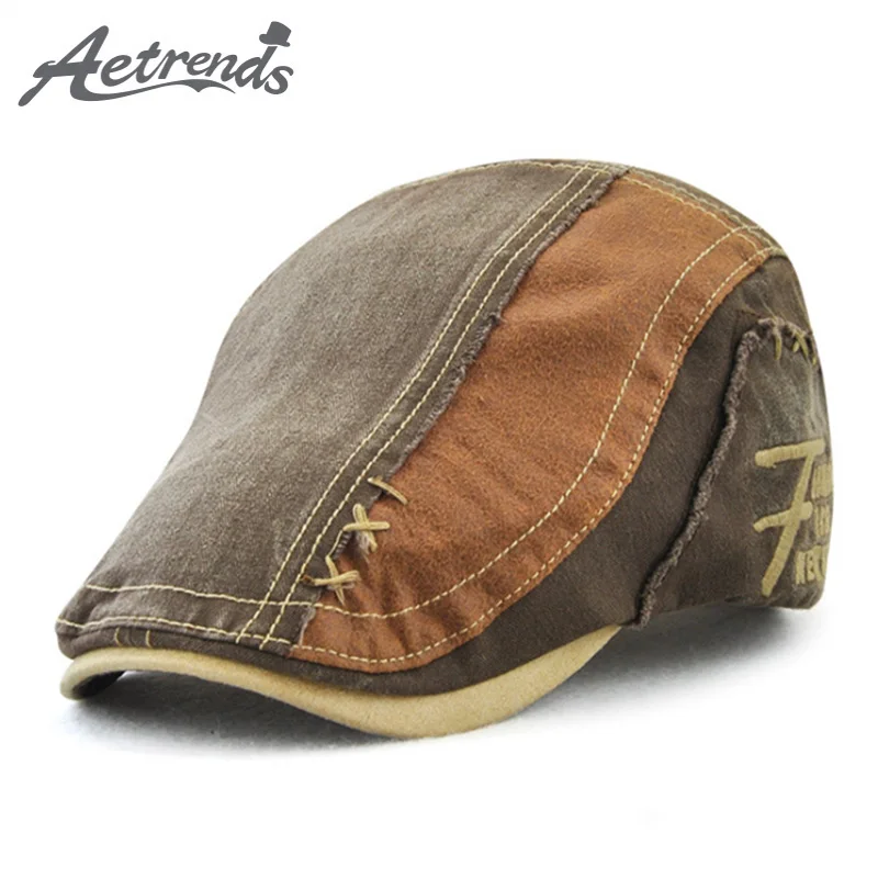 

[AETRENDS] 2018 New Beret Hats for Men Women Outdoor Casual Cotton Berets Caps Z-6457