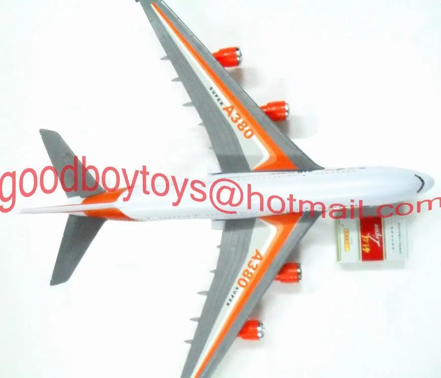 Art design fashion Model plane A380 toy for 4 7 years old childrenin