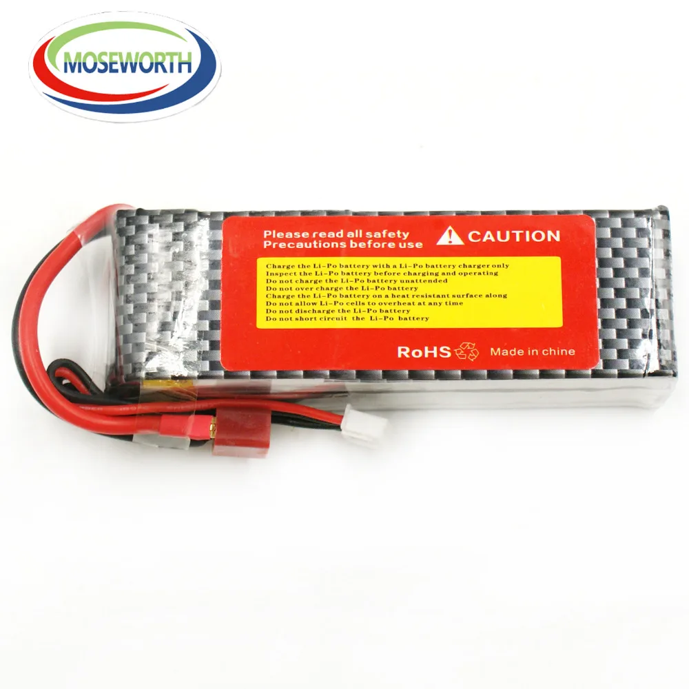 Батарея Lipo 4S 14,8 V 2800mAh 40C для радиоуправляемого дрона вертолета самолета квадрокоптера автомобиля грузовика лодки дистанционного управления игрушки Lipo батарея