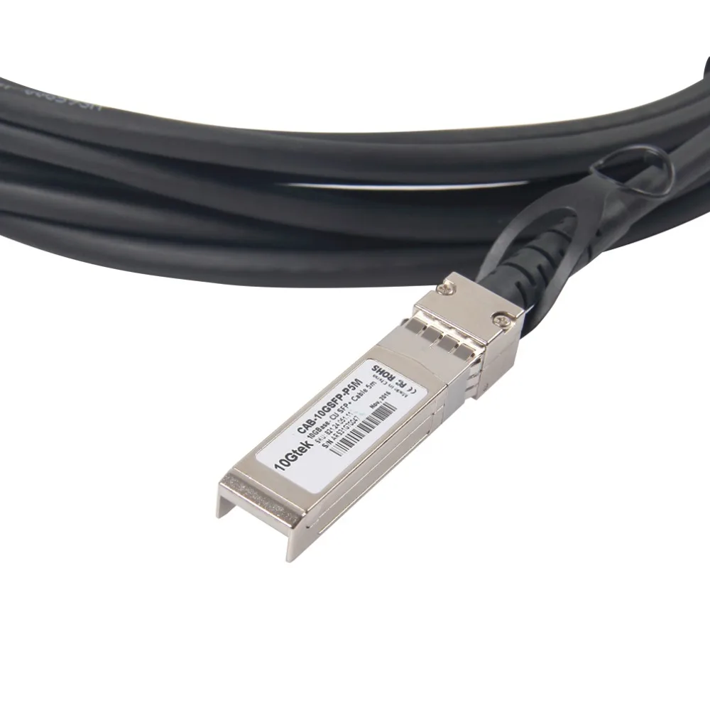 10G 5M SFP+ DAC кабель для SFP-H10GB-CU5M 10GBASE-CU пассивный прямой медный Twinax SFP кабель также для Ubiquiti Mikrotik