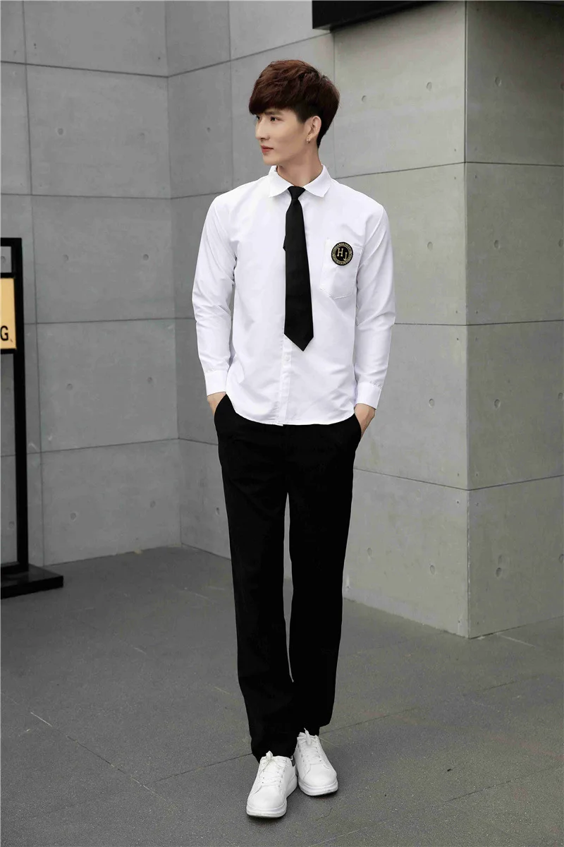 2019 Japanese School Uniforms For Girls Class Suits White Shirt+Long ...