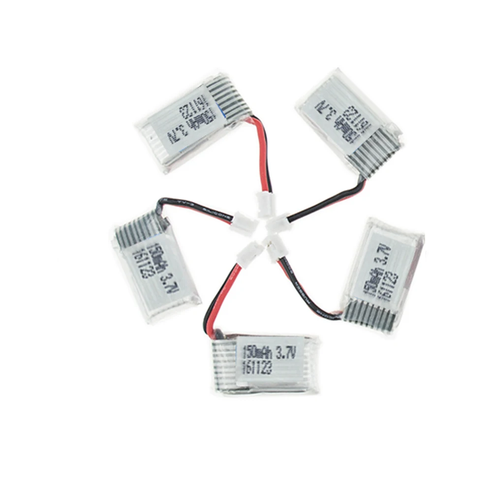 5pcs-JJRC-H36-Lipo-3-7V-150mAh-Battery-With-5in1-Balanced-Charger-Set-For-JJRC-H36 (1)