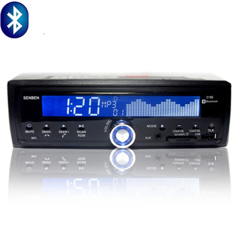 24V Touch button 1 Din 2.5 Inch Car Radio Stereo Player MP3 Multimedia ...