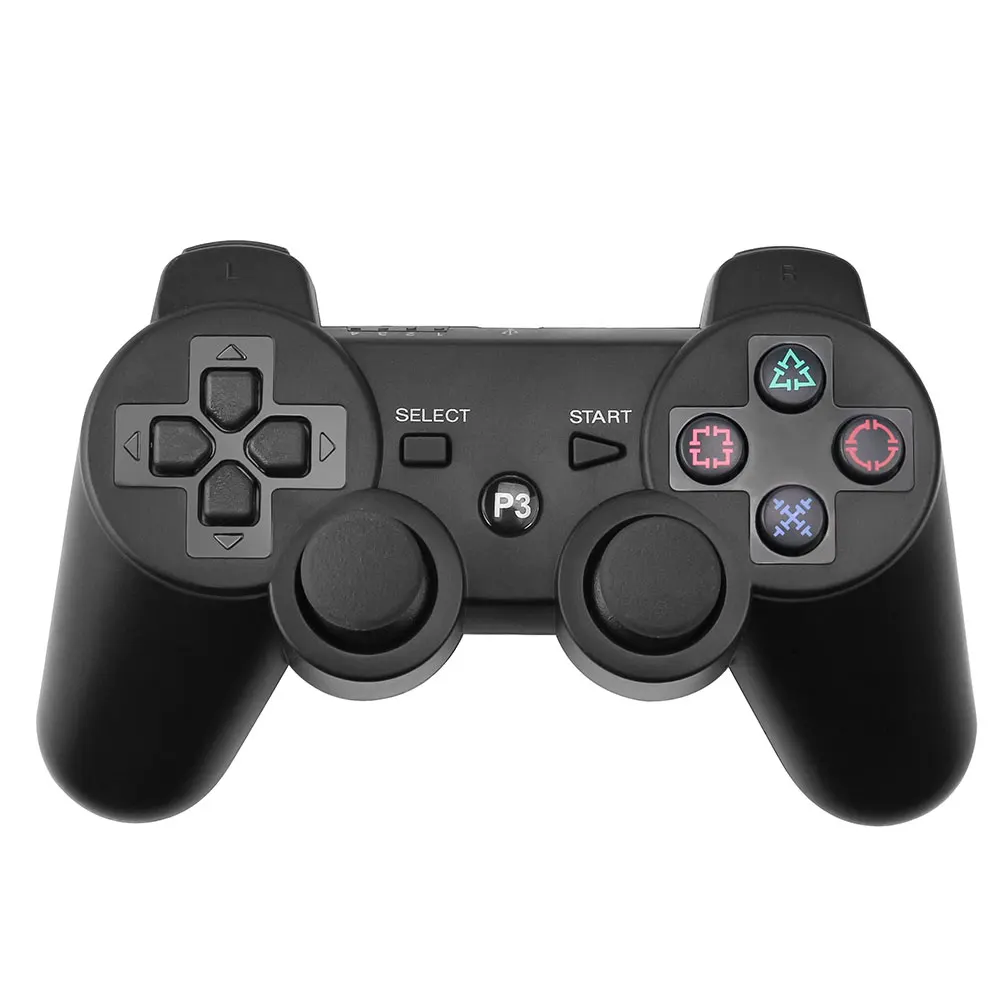 Беспроводной Bluetooth геймпад для PS3 контроллер Playstation 3 dualshock игровой джойстик play station 3 консоль - Цвет: Черный