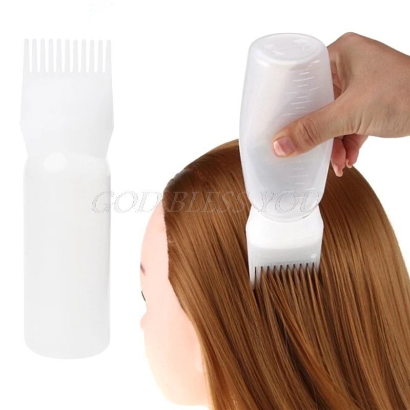 

Hair Dye Bottle Applicator Comb Dispensing 120ML Salon Hairs Coloring Dyeing
