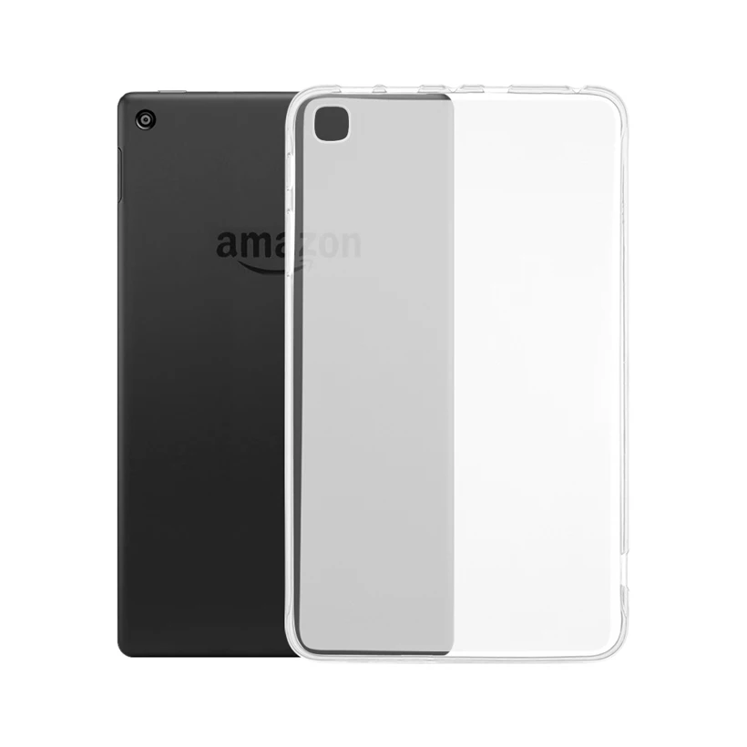 

Transparent Silicon Case for Amazon Kindle Fire HD 10 Case 2017 2016 Soft Tablet Cover HDX 8.9 7 HD7 2014 Paperwhite 1 2 3 Bags
