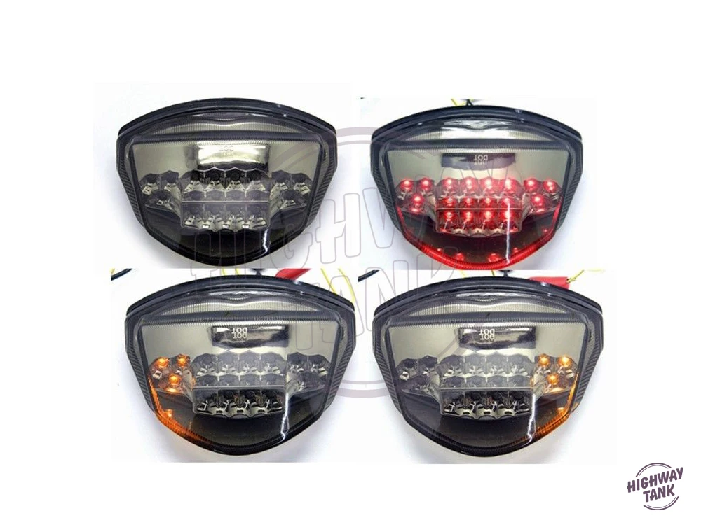 

Smoke Motorcycle LED Turn Signals Brake Tail Light case for Suzuki GSXR1000 2007-2008 K7