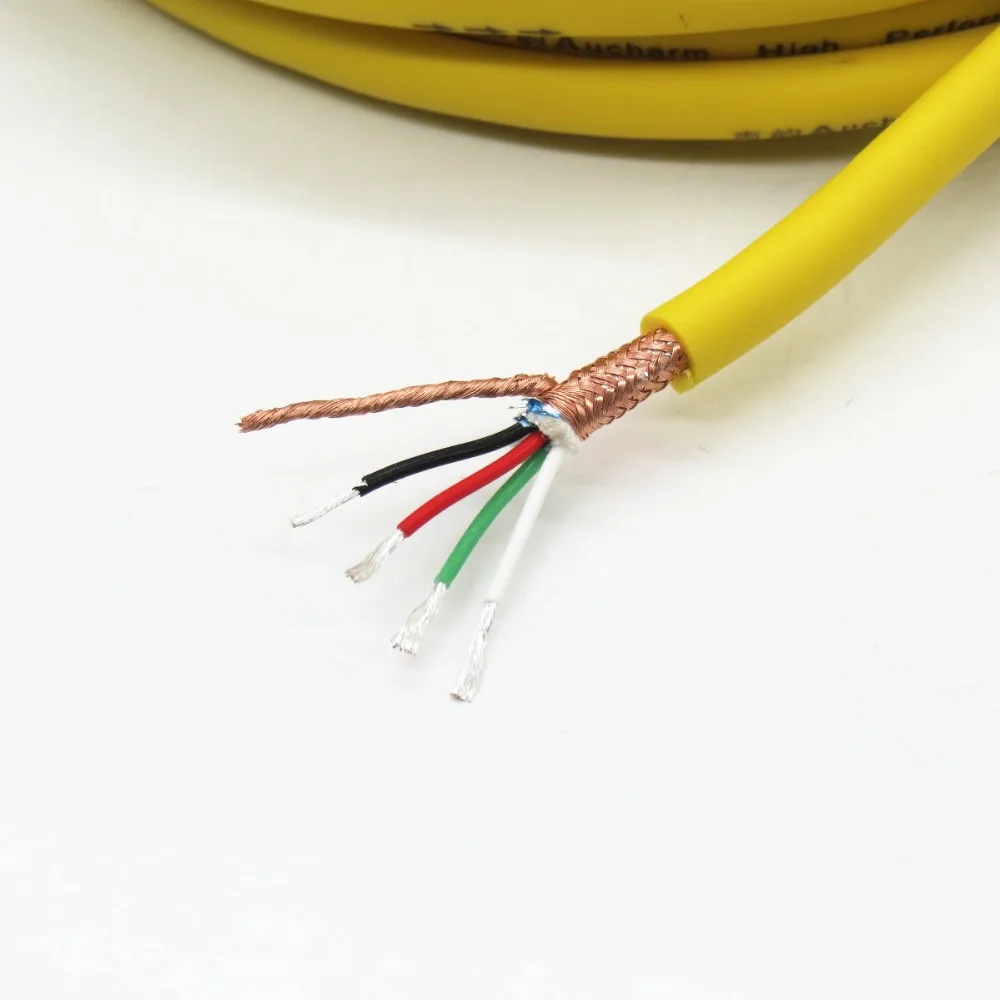 4 ядра USB Высокая производительность Hi Fi сигнальная линия 4N из бескислородной