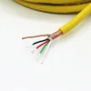 4 core USB Haute performance ligne de signal HIFI 4N OFC sans oxygène cuivre blindé net + FEUILLE De Cuivre plaqué argent fil Audio ligne ► Photo 1/6