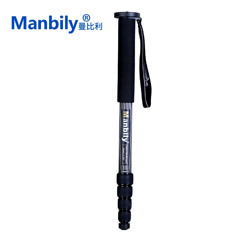 Manbily C-333 монопод из углеродного волокна для камеры с M13 ножками подставка основание 3/" винт Профессиональный мини штатив для Canon Nikon DSLR Phone