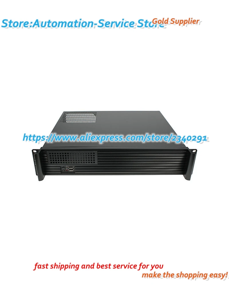 2U 239L-1 CASE Industrial Control Equipment Chassis Aluminum Server Panel Support ATX Motherboard PC Power Supply | Электроника