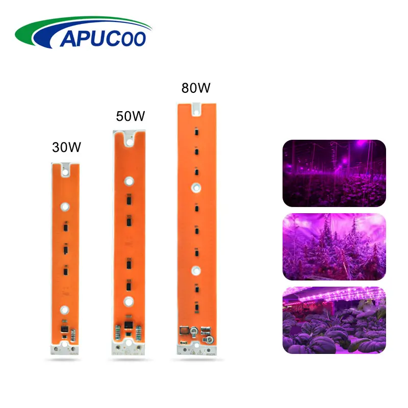 Полный спектр светодиодный Фито прожекторы 20 Вт 30 Вт 50 Вт 80 Вт 110 В 220 В бескорпусный чип светодиод светать Phytolamp для растений Сад Гидропоника