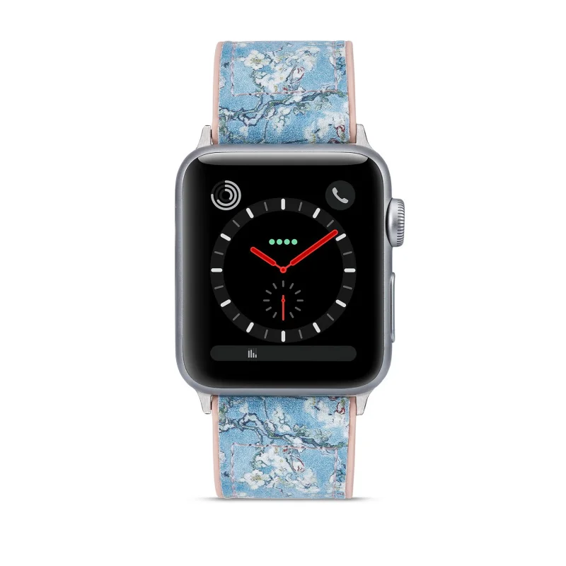 Спортивные силиконовые вставки кожи ремешок для наручных часов Apple Watch, версии чехол 38-42/40/44 мм для наручных часов iWatch, 5, 4, 3, 2, 1 картина с изображением Эйфелевой башни браслет