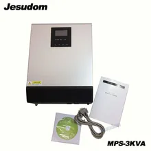 Гибридный инвертор для солнечной батареи 3KVA/2400W 24Vdc для 230Vac В переменного тока, 50/60 Гц с 24V60A MPPT регулятором солнечного Зарядное устройство и 25A AC Зарядное устройство с немодулированным синусоидальным сигналом