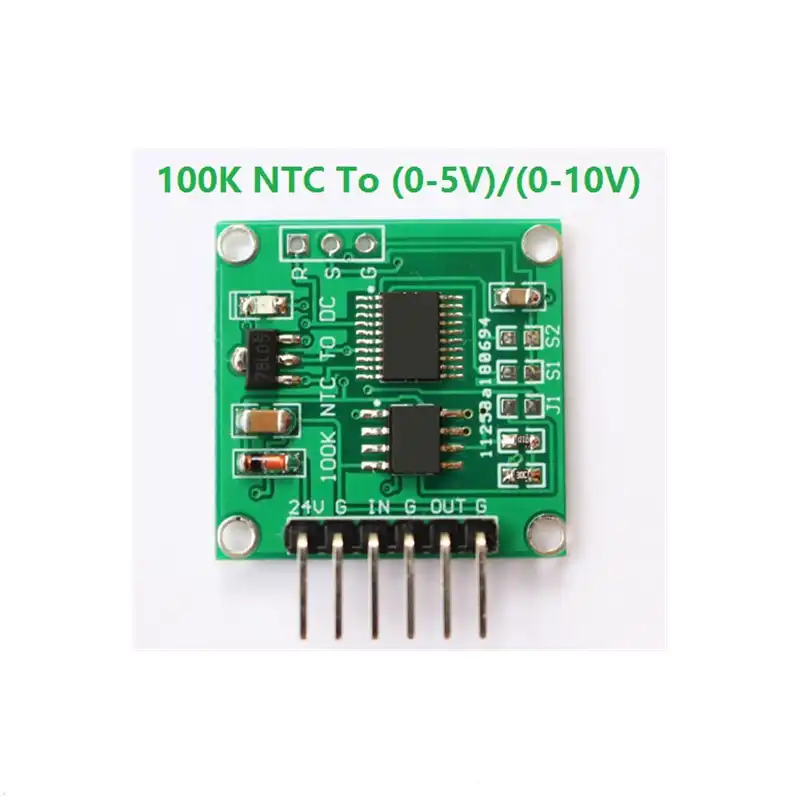100K NTC Thermistance Tour de tension 0-5 V 0-10 V Linéaire Conversion température Transm