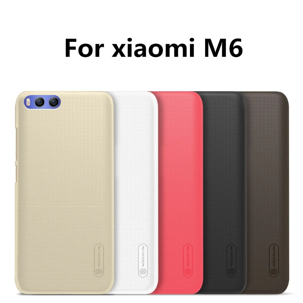 Защитный чехол Nillkin матовый мешок для xiaomi M6 жесткий пластиковый чехол-накладка