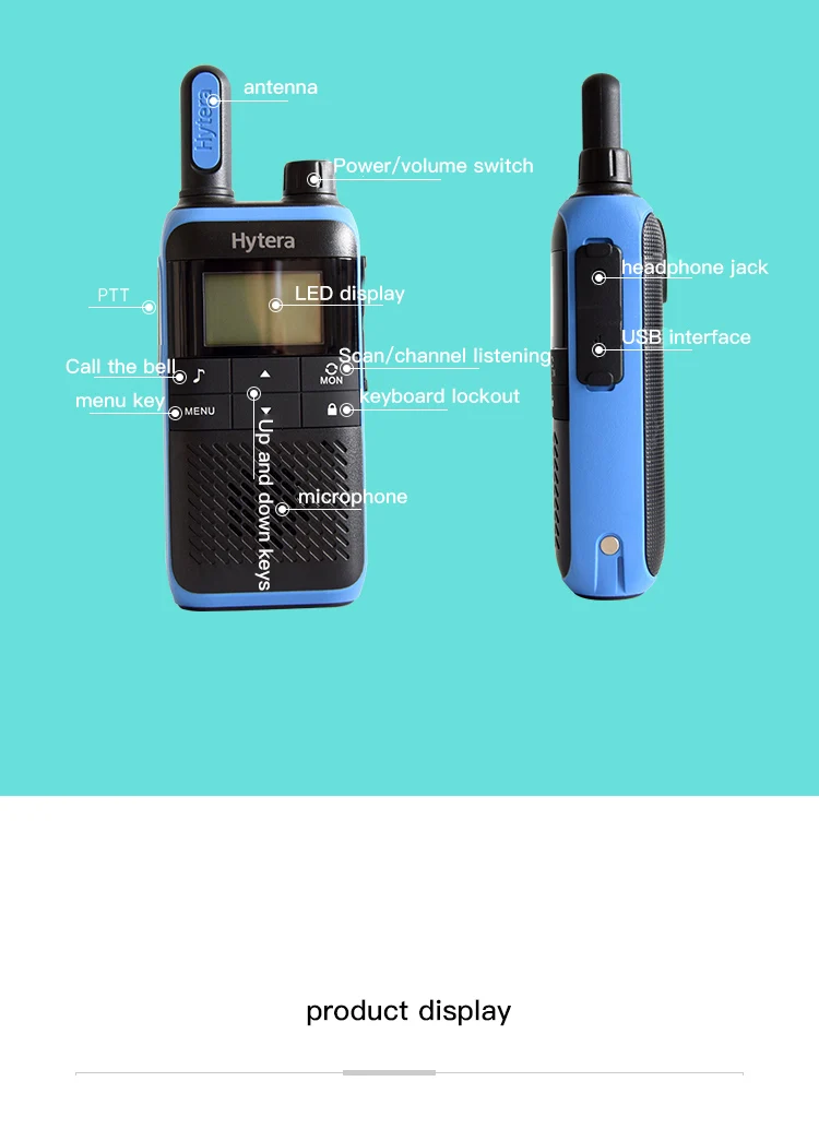 Hytera TF-510 беслицензионный Карманный телефонный мини-телефон walkie talkie наружный