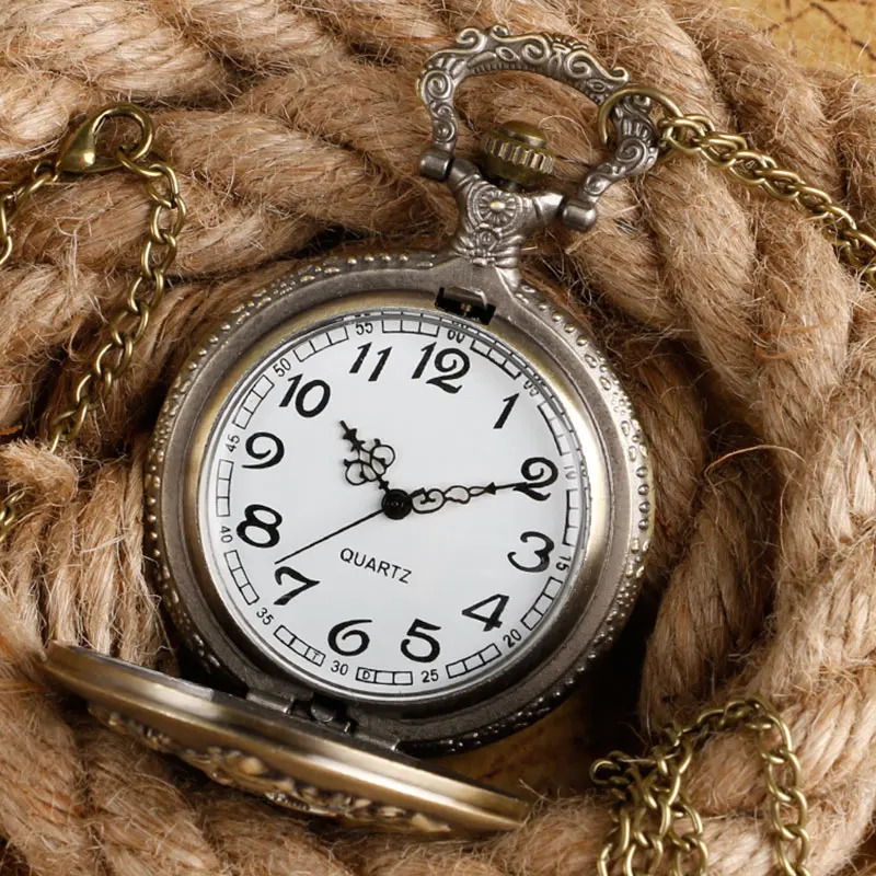 Harry Potter 2018 Retro Bronze Hogwarts College Slytherin Eagle Ravenclaw Harry Potter Quartz Pocket Watch Necklace Chain Fashion Pendant Men Women Kids Gifts 2018 (2)