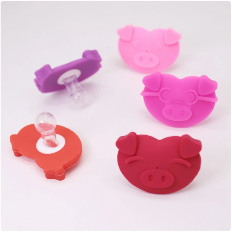 

Newborn Casual Pacifier Baby Mouth Silicone Strengthen Able Infants Soother to Lip baby gums Pacifiers