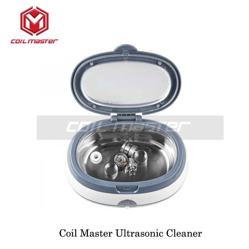 Günstige Authentische Spule Master Ultraschall Reiniger Für RTAs Rda Sub Ohm Tanks 110V Ultraschall Reiniger Körbe für ecig geräte reiniger