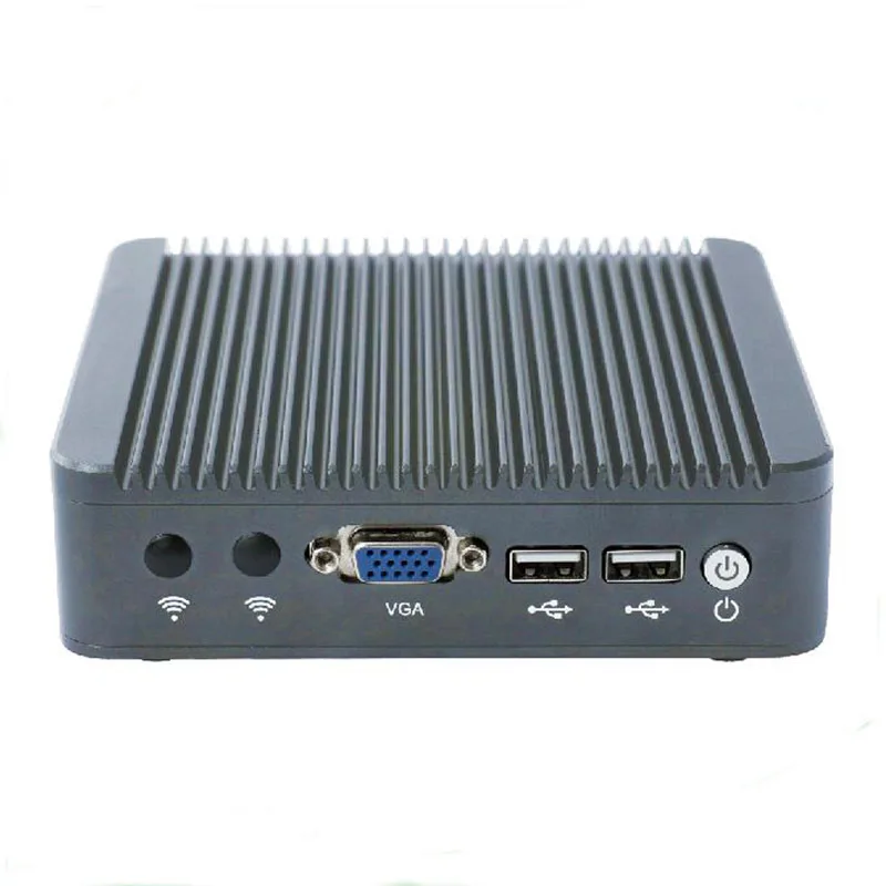 2lan Celeron J1800 двухъядерный NUC Intel HD Графика безвентиляторный мини-ПК Windows 7 VGA USB slim компьютер PALM Размер TV Box 4 г Оперативная память 64 г