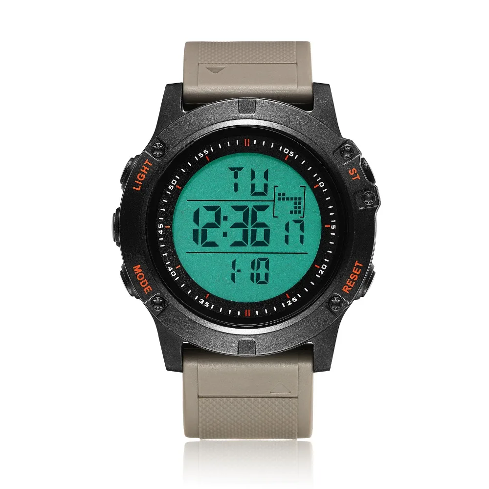 Ohsen цифровой бренд lcd красные мужские часы для мальчиков reloj hombre 50M Dive хаки силиконовый ремешок для спорта на открытом воздухе наручные часы мужские подарки