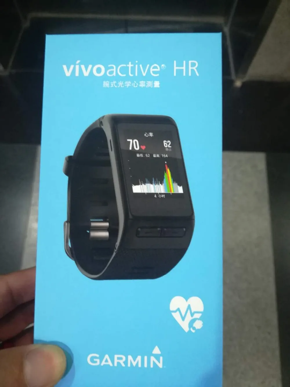 Оригинальные GPS часы для гольфа garmin vivoactive HR спортивные пульсометр трекер bluetooth