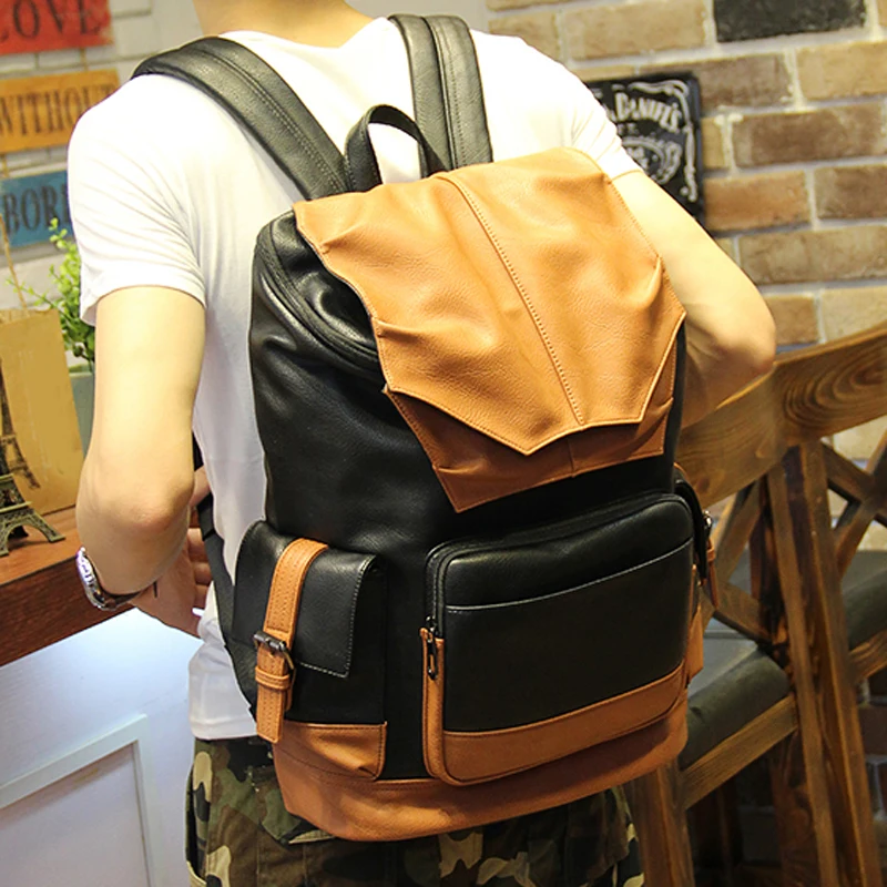 The winter 2016 new font b men s b font Korean leisure Split leather font b